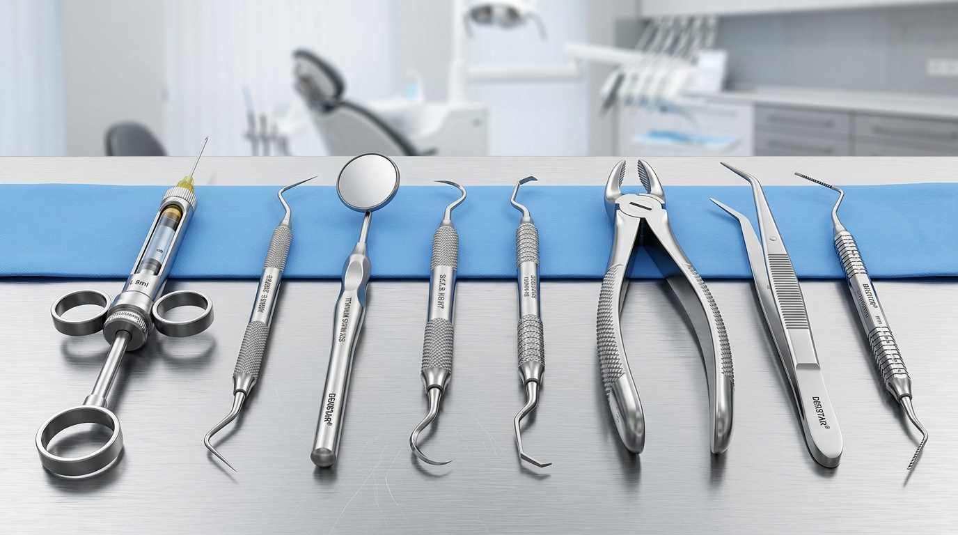 Dental Diagnostic Examination Kit (Mirror & Probe)